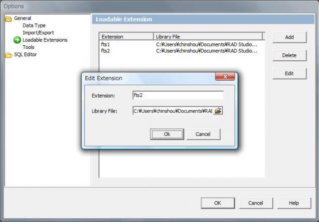 Configure Loadable Extension